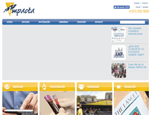 Tablet Screenshot of impactaperu.org